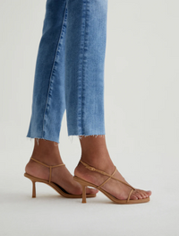 Mari Mid Rise Slim Straight Crop - Central Coast
