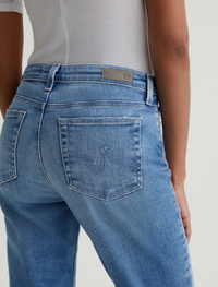 Mari Mid Rise Slim Straight Crop - Central Coast