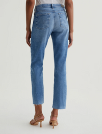 Mari Mid Rise Slim Straight Crop - Central Coast