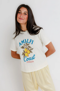 Amalfi Coast Italia - Everyday Tee  - Off White