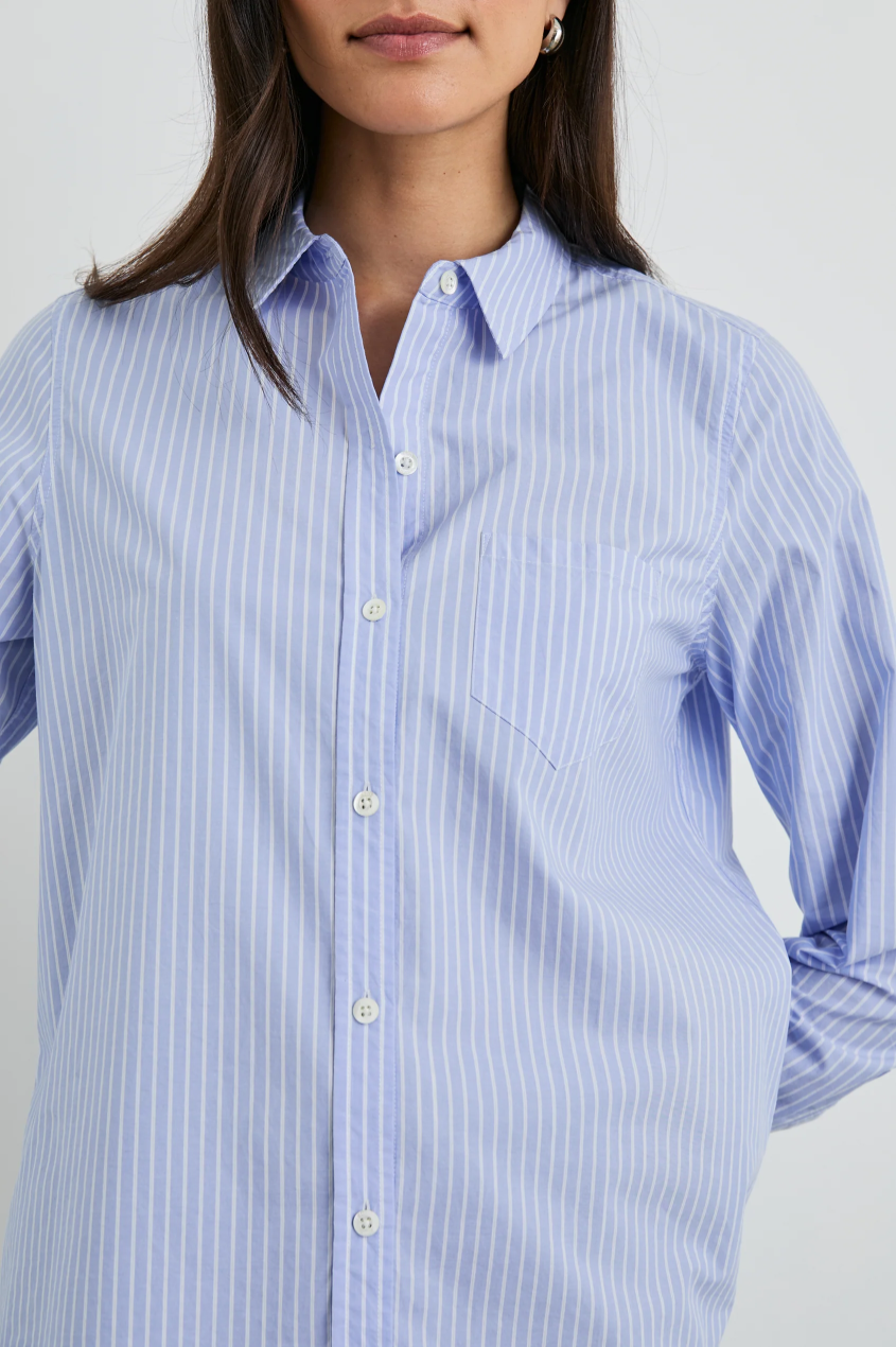 Stina Shirt - Oxford White Stripe