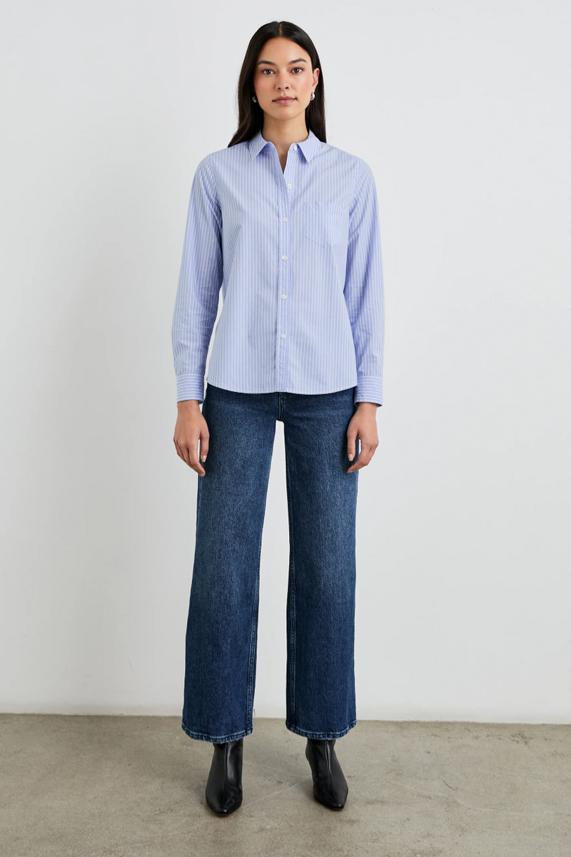 Stina Shirt - Oxford White Stripe