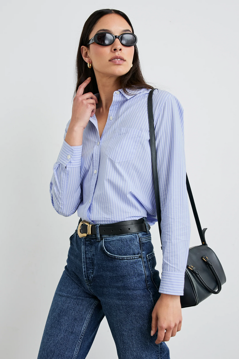 Stina Shirt - Oxford White Stripe