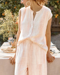 Lola Top - Rouge Stripe