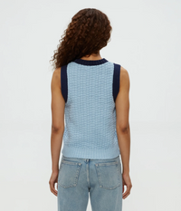 Sia Turtleneck Shell Tank Top - Fountain