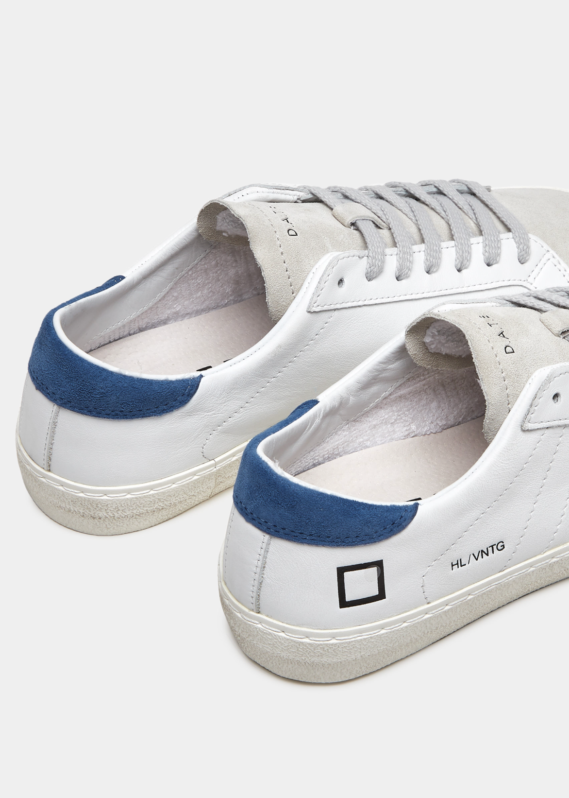 Hill Low Vintage Calf Sneakers - White/Bluette