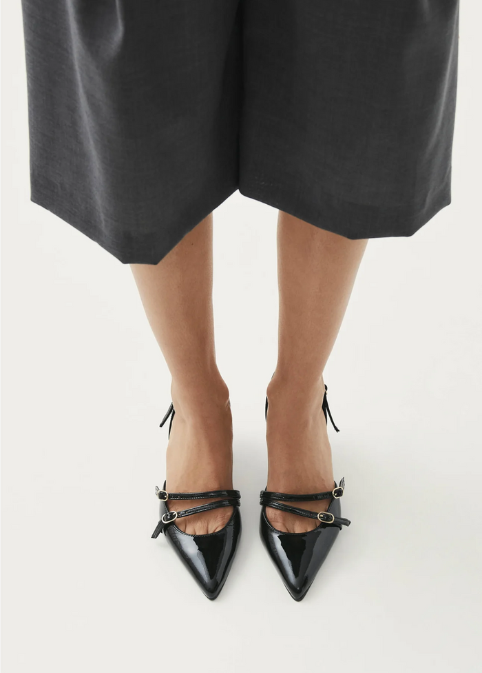 Joelle Pumps - Black Leather