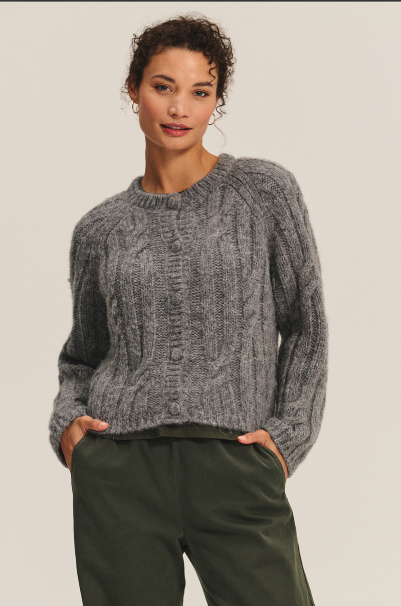 Allison Sweater - Heather Grey
