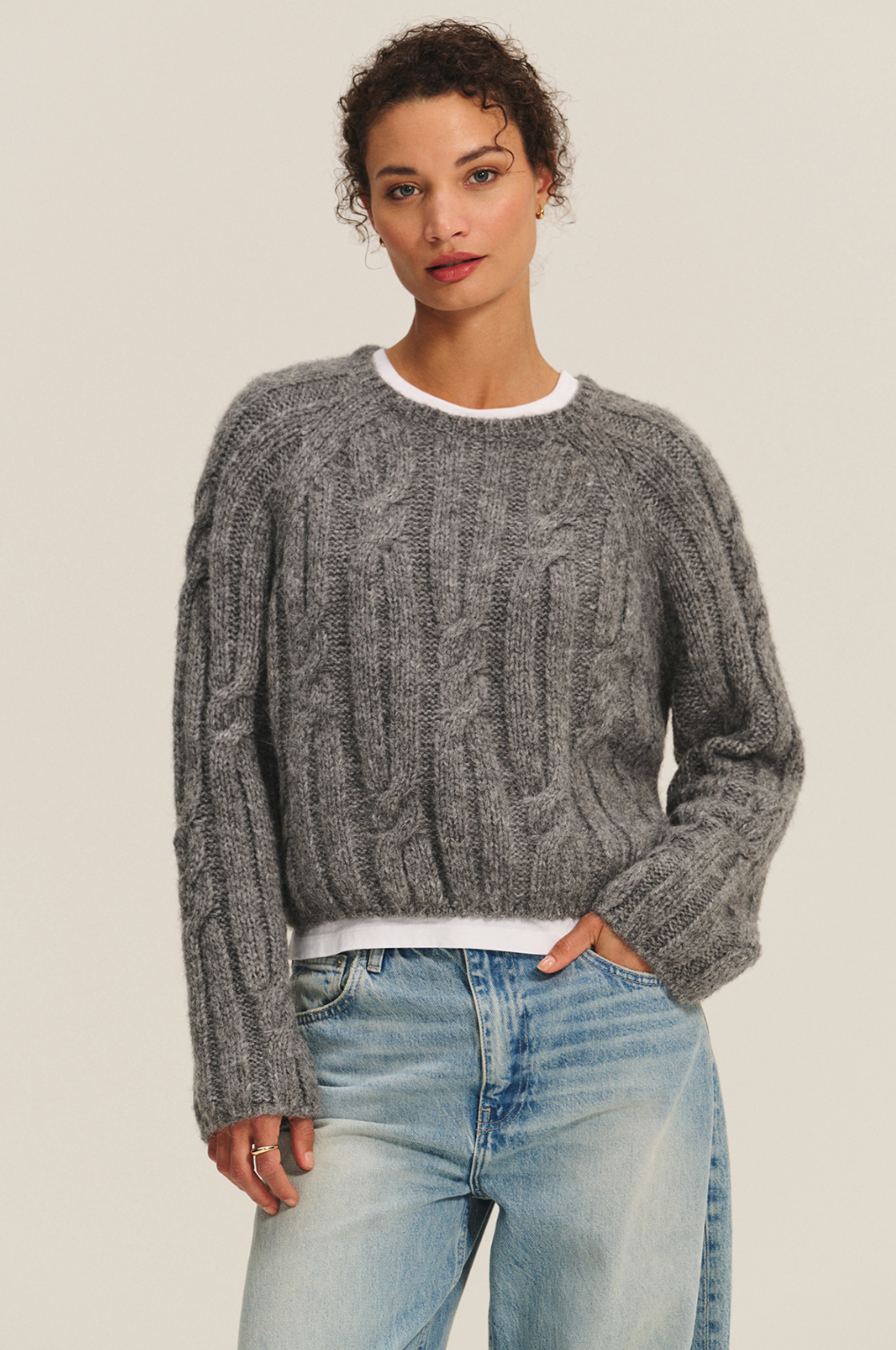 Marina Sweater - Heather Grey