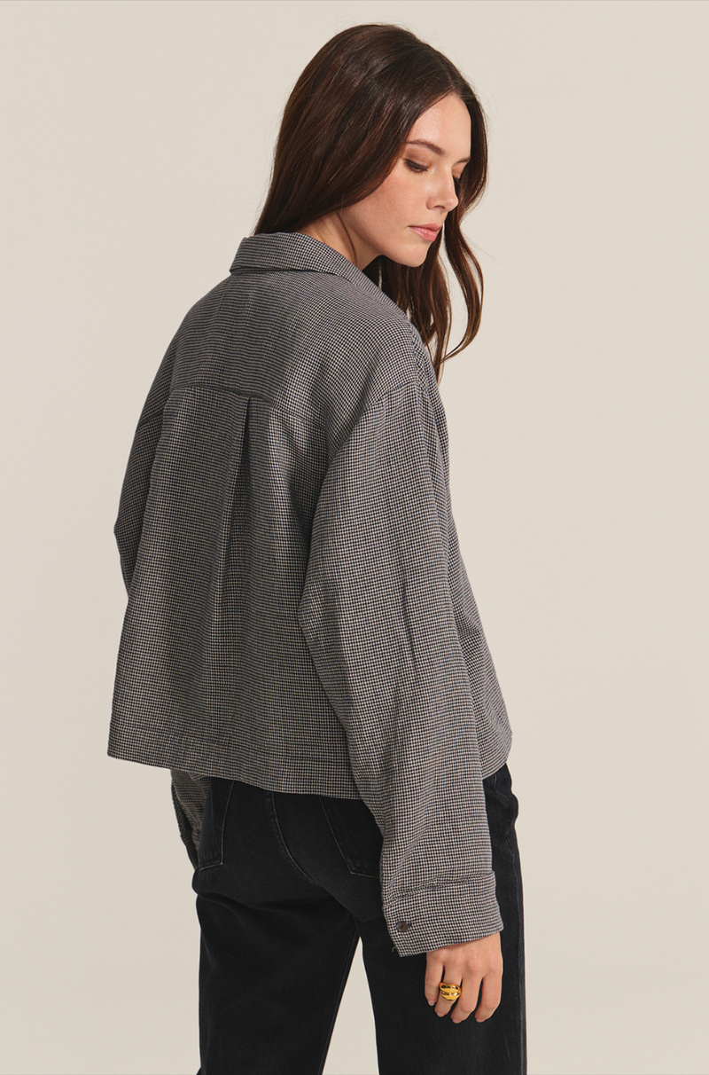 Adeline Top - Houndstooth