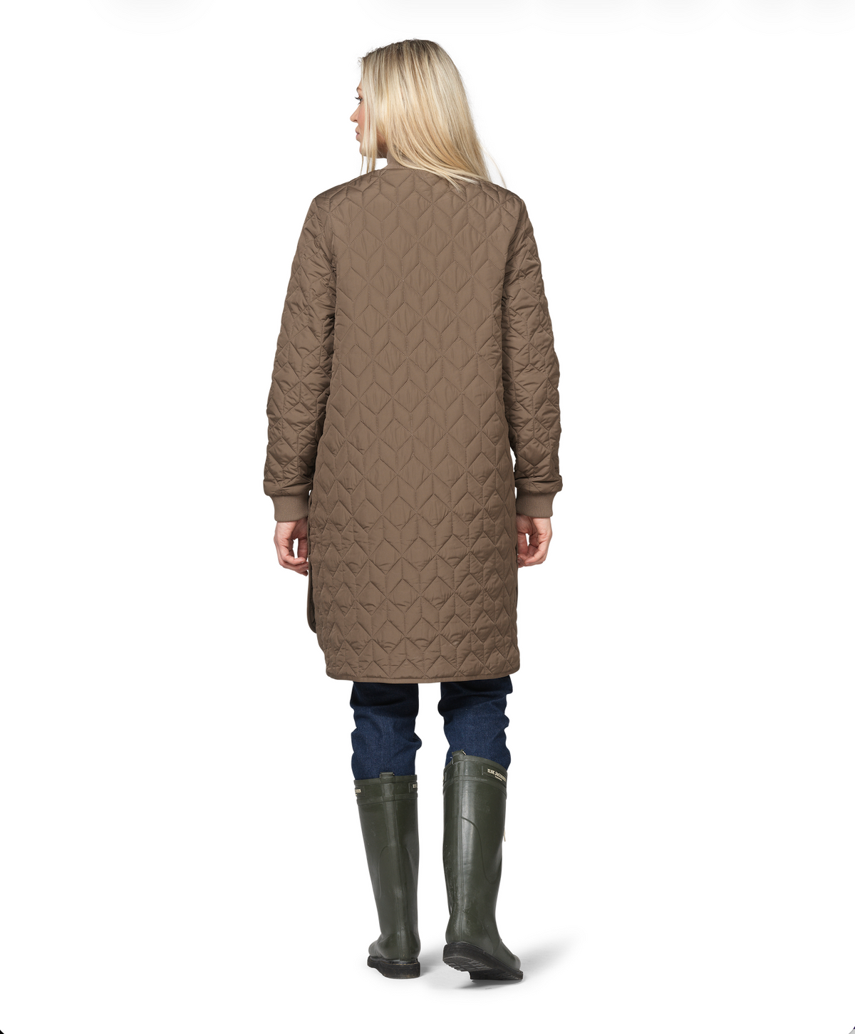 Quilt Coat - Mud