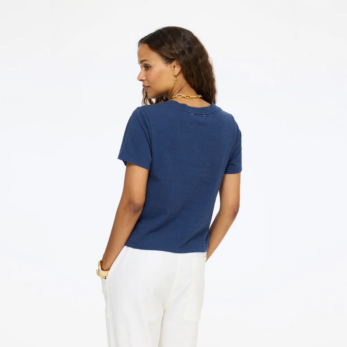 Slub Tee - Indigo Blue