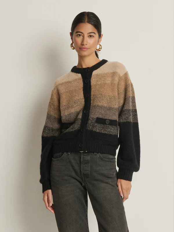 Tessa Ombre Cardigan - Macciate Ombre
