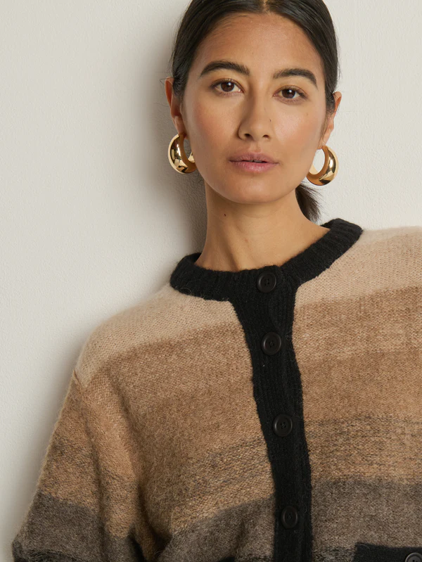 Tessa Ombre Cardigan - Macciate Ombre