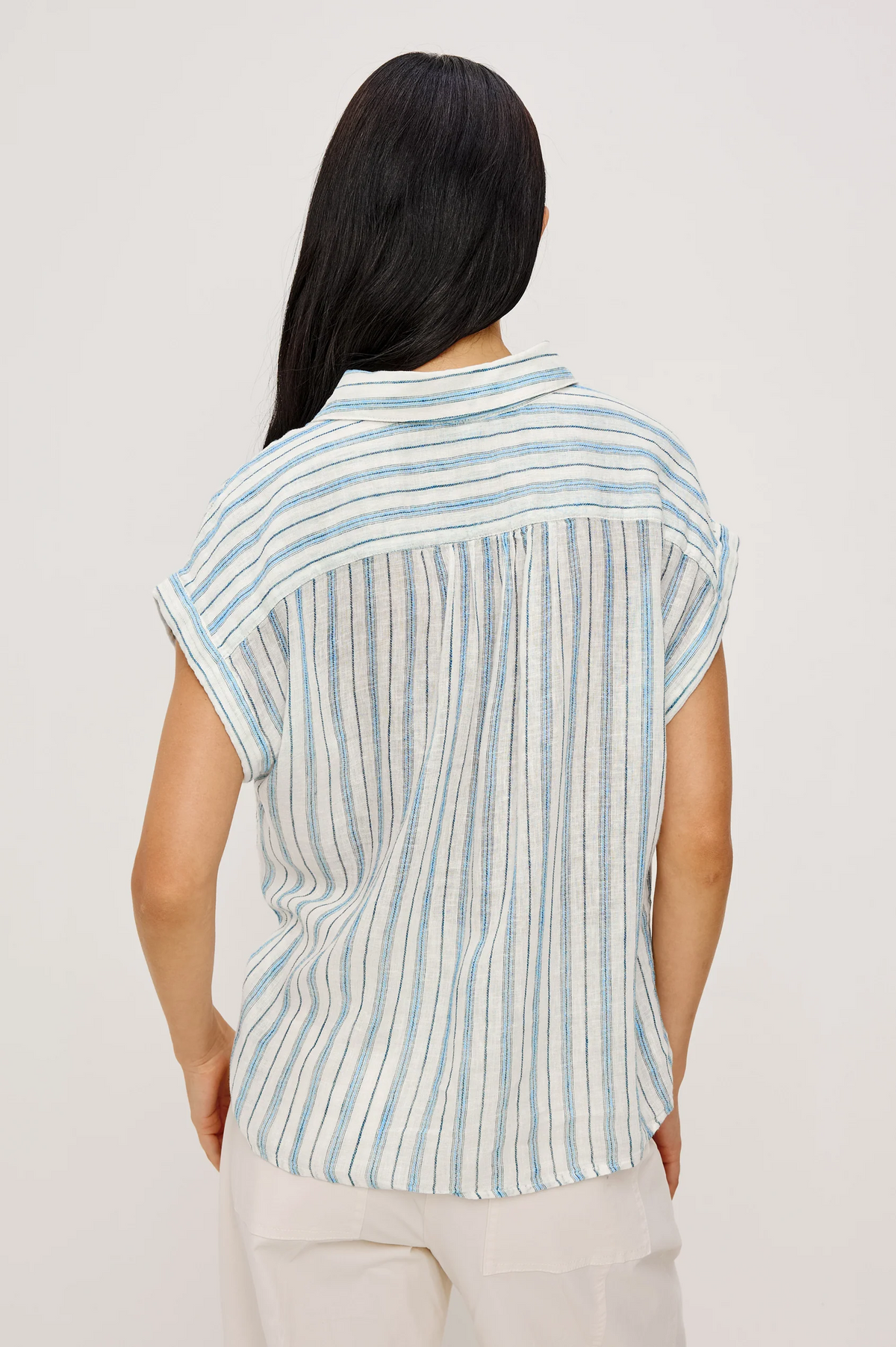 Tuscany Top - Windward Stripe