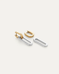 Teeni Detachable Link Earring - Two Tone