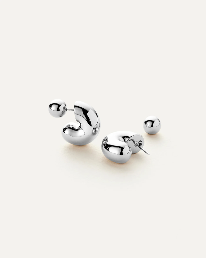 Tome Hoops Medium - Silver