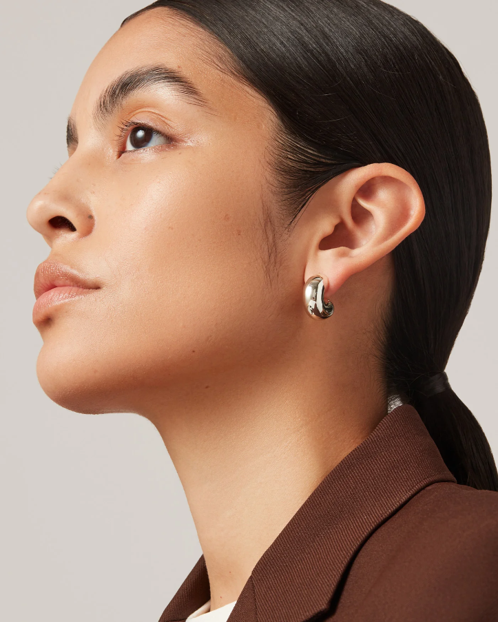 Tome Hoops Medium - Silver