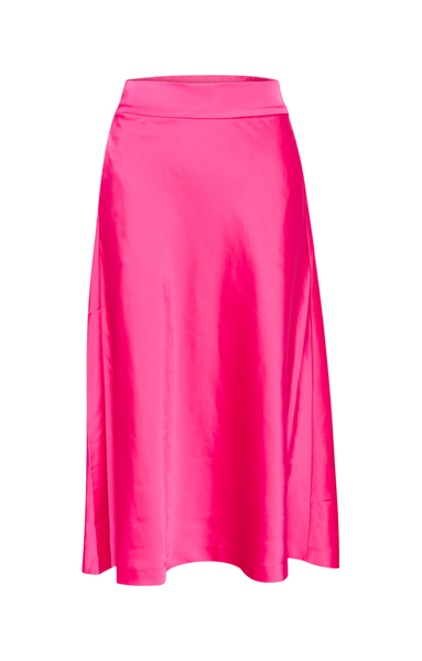 新品未使用amica COUTURE SKIRT PINK Sato A-Line Inverted Pleat Skirt Pink Double Crepe | Emilia