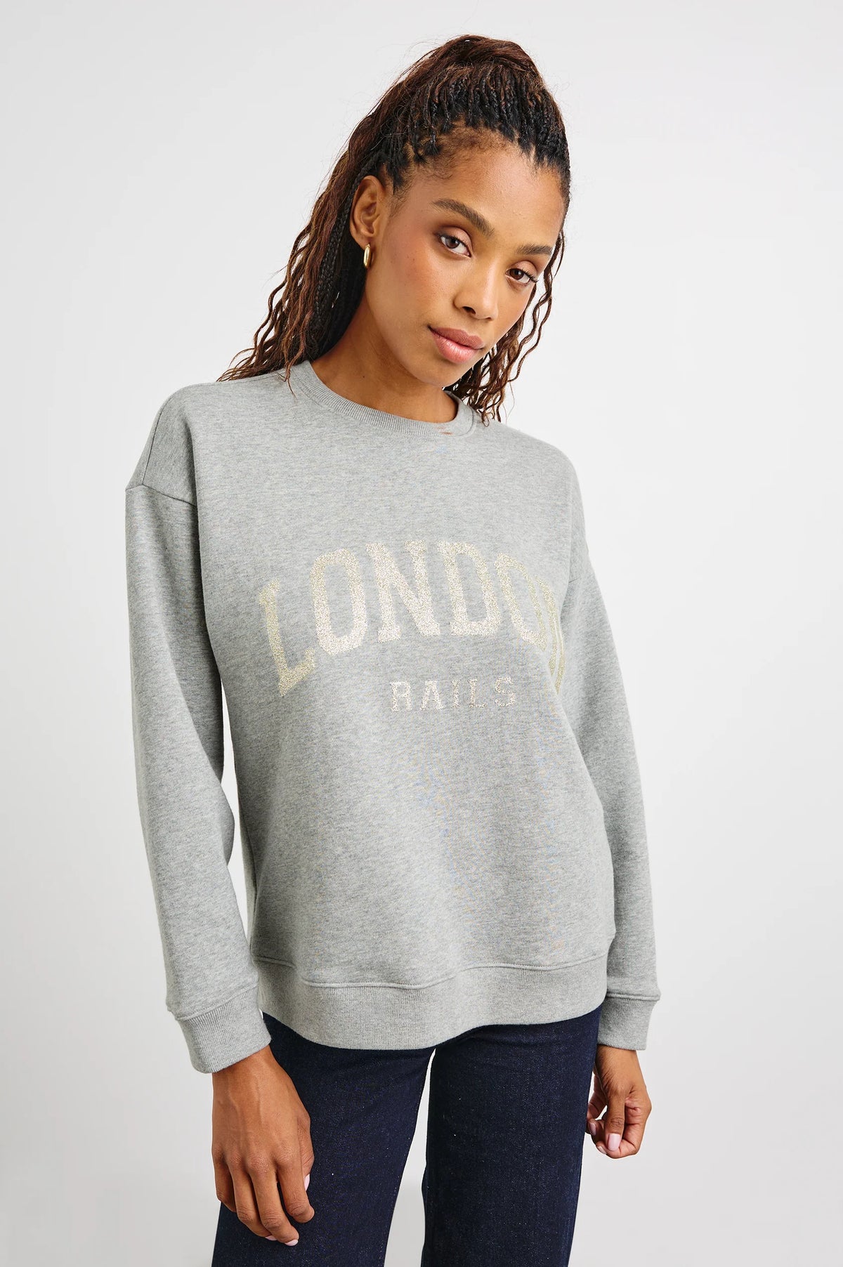 Varsity Sweatshirt - London Glitter