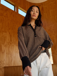 Victoria Henley - Mini Cocoa Stripe