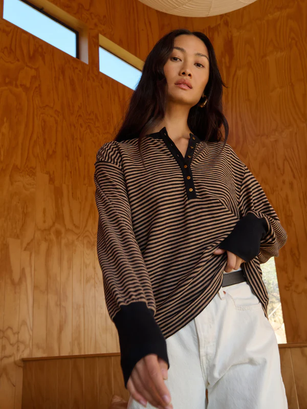 Victoria Henley - Mini Cocoa Stripe