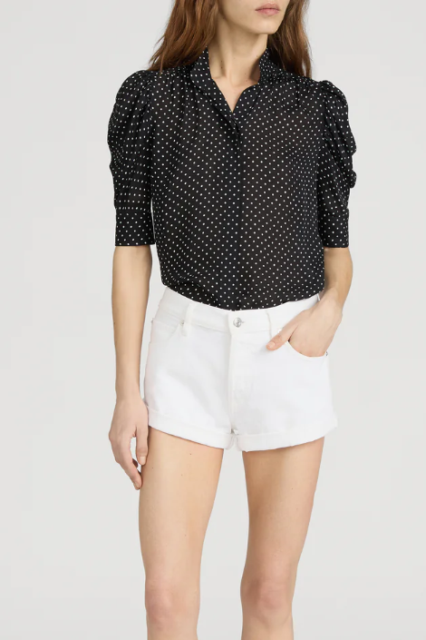 The Gillian Top - Black Multi