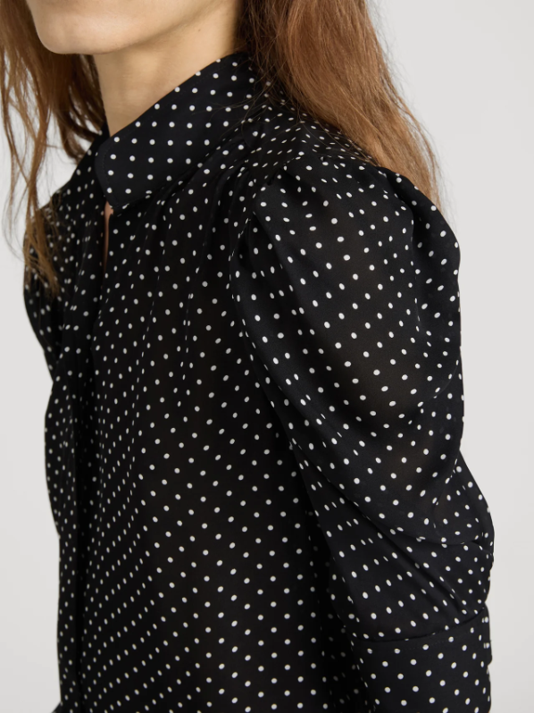 The Gillian Top - Black Multi
