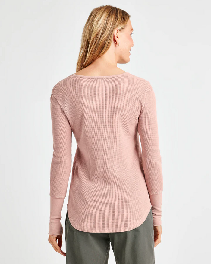 Thermal Forever Henley - Canyon Rose