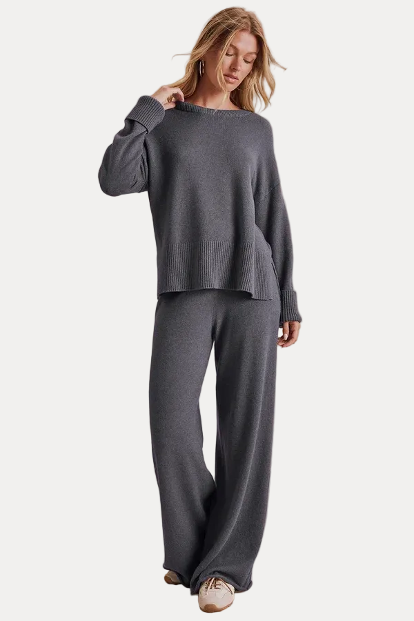 Haven Crewneck Sweater - Ash Navy