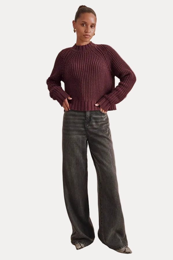 Cassidy Sweater - Merlot