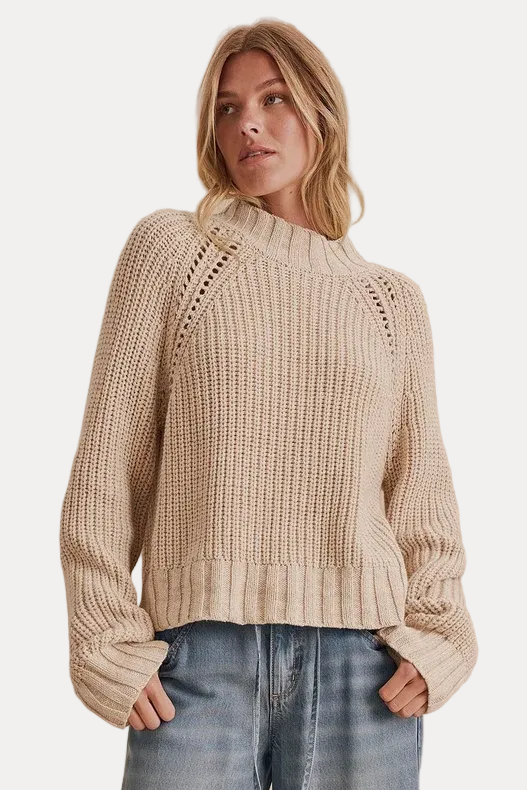 Cassidy Sweater - Wheat Heather