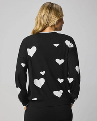 All The Love Sweater - Black/Pale Oak Heather