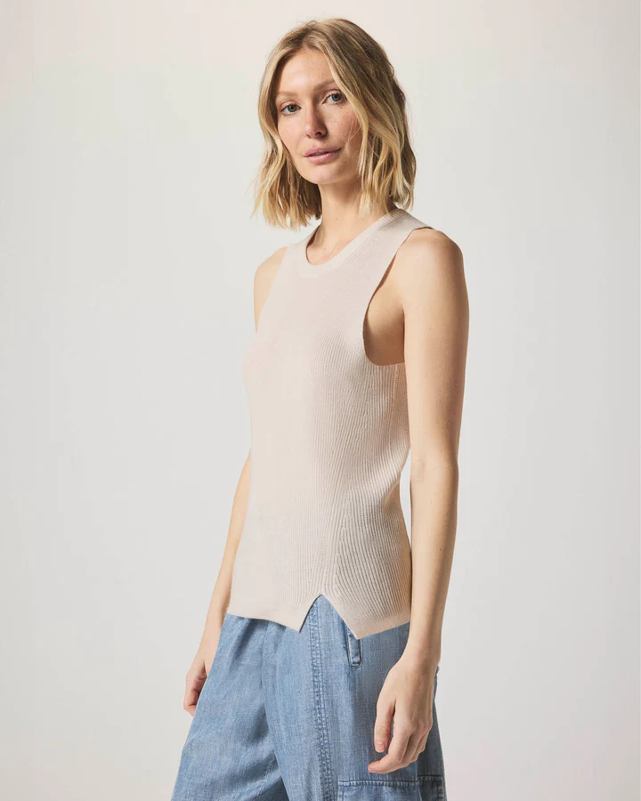 Bobbie Sweater Tank - Moonstone