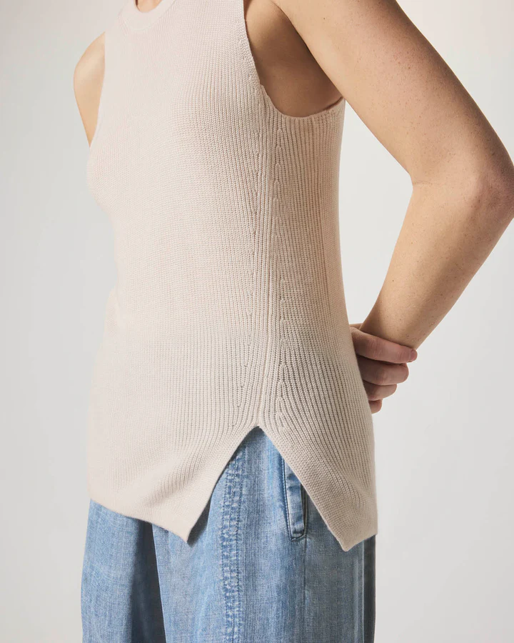 Bobbie Sweater Tank - Moonstone