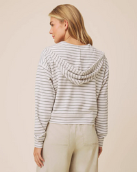 Kennedy Stripe Zip Up - Pale Oak/Eucalyptus