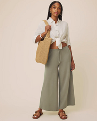 Jaylei Stripe Button Down - Pale Oak Multi