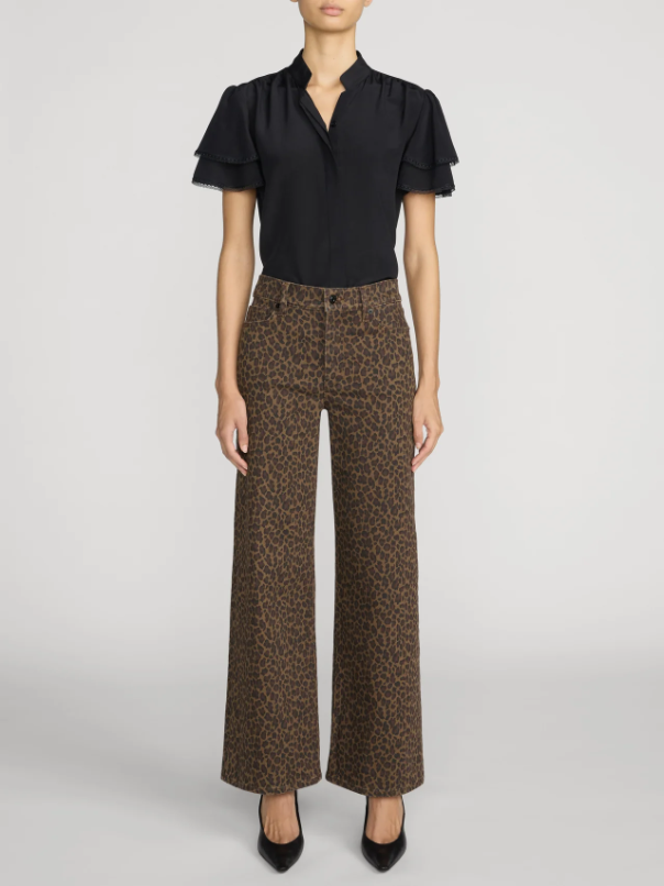 The Silk Arcadia Top - Black