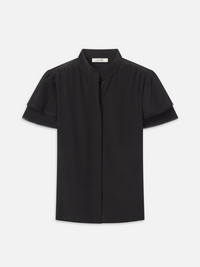 The Silk Arcadia Top - Black