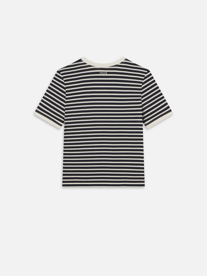 Ritz Striped Baby Tee - Navy Multi