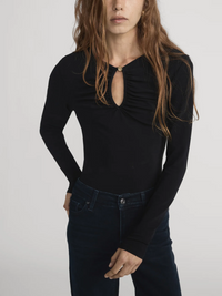 The Keyhole Top - Black