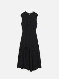 The Gathered Tank Dress - Noir