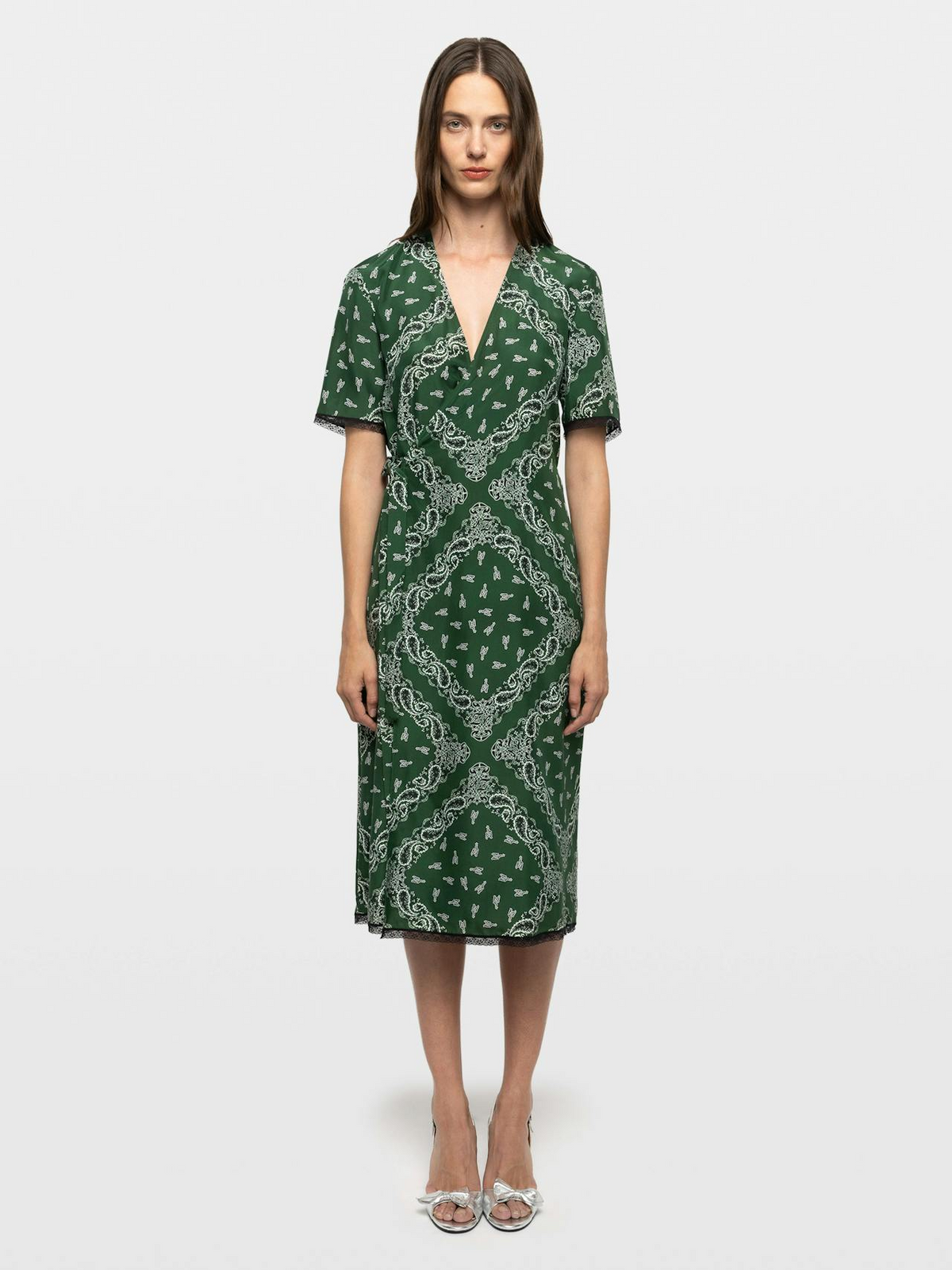 Reforme Silk Dress - Meadow