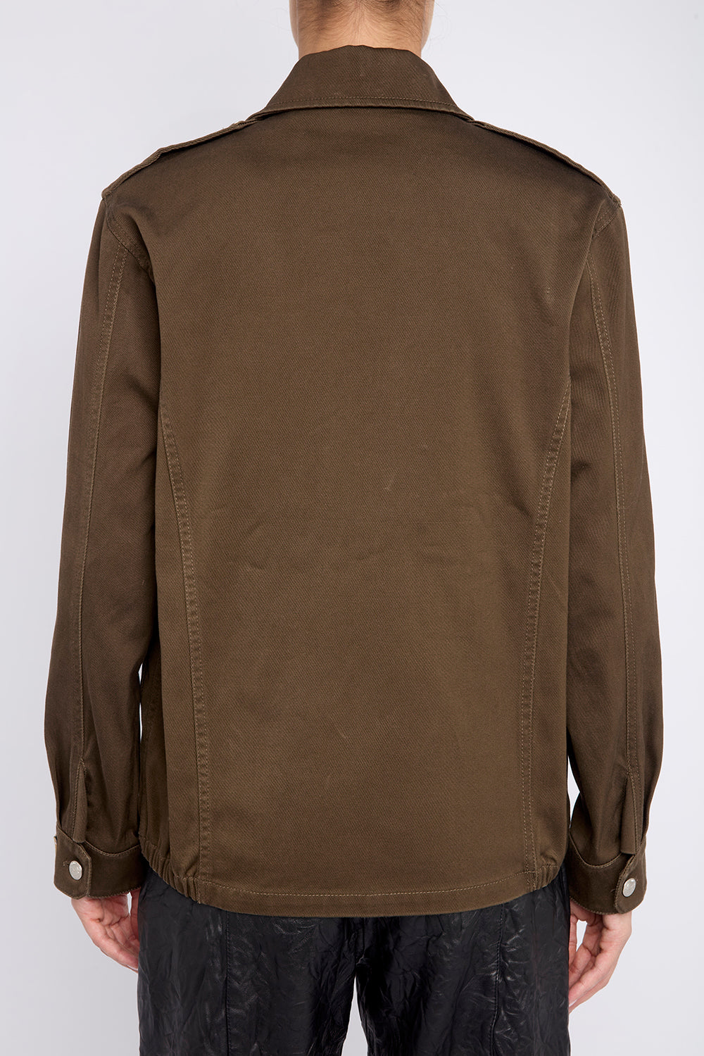 Kid Cotton Lave Jacket - Moss