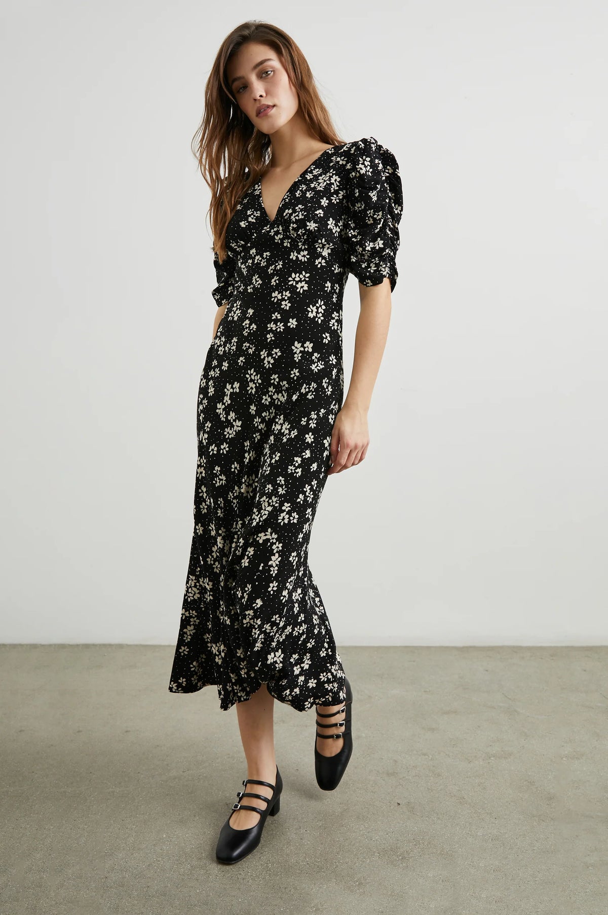 Zariah Dress - Noir Floral