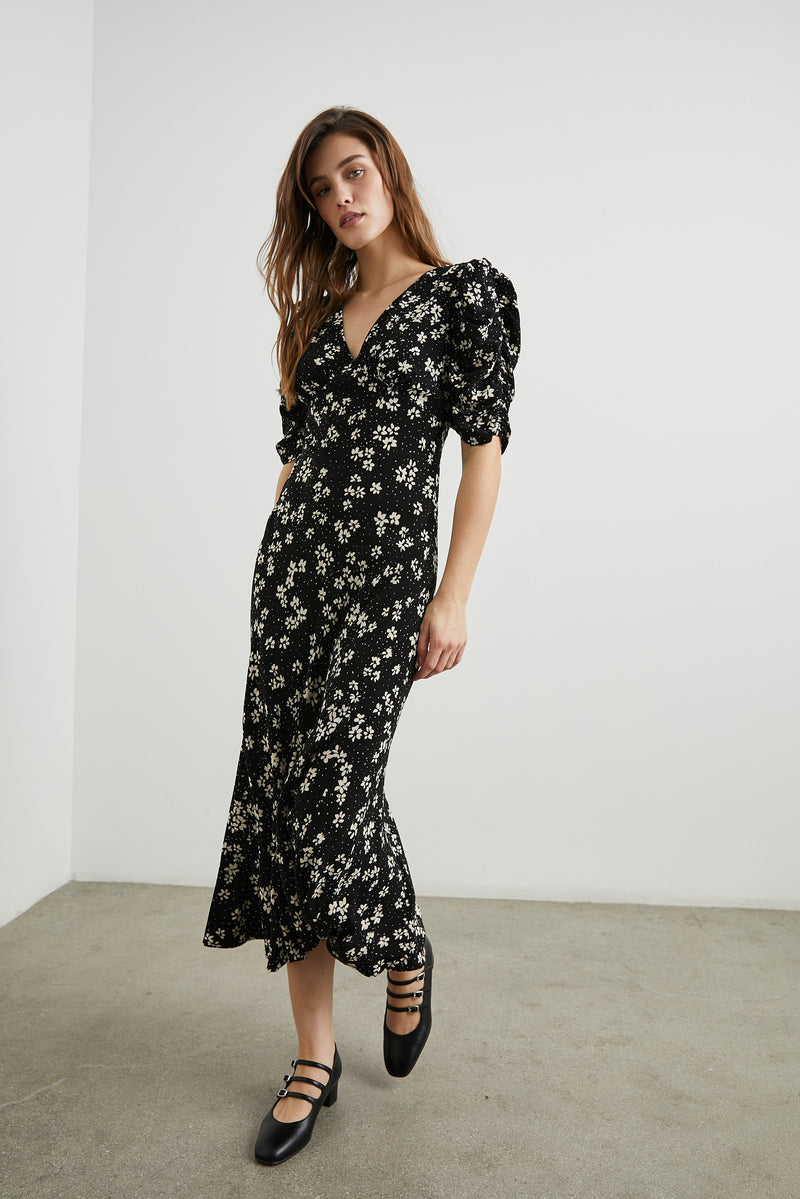 Zariah Dress - Noir Floral