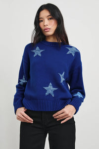 Zoey Sweater - Cobalt Galaxy