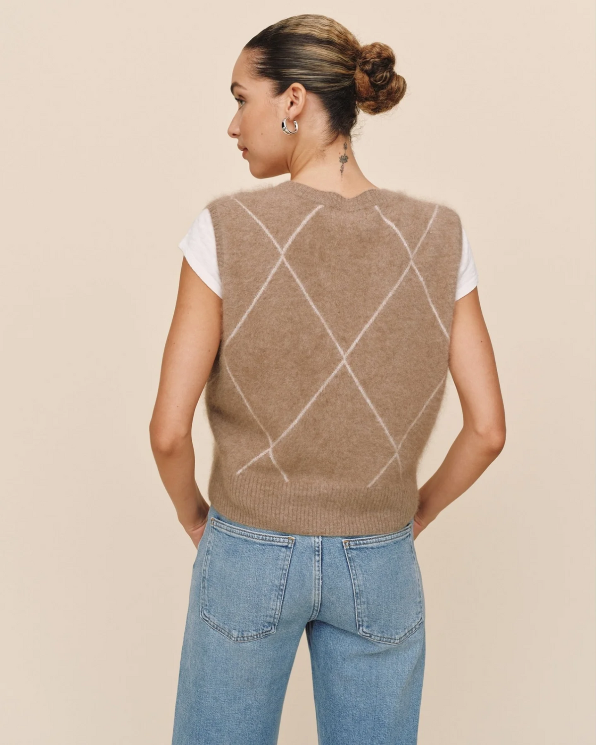 Argyle Vest - Spiced Chai