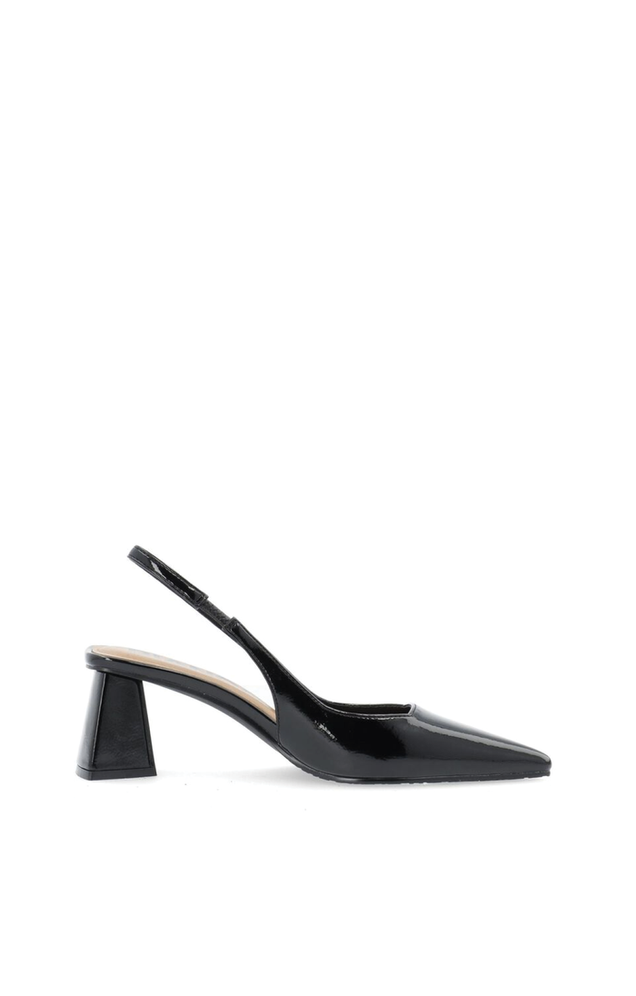Biamaralyn Slingback - Black Patent