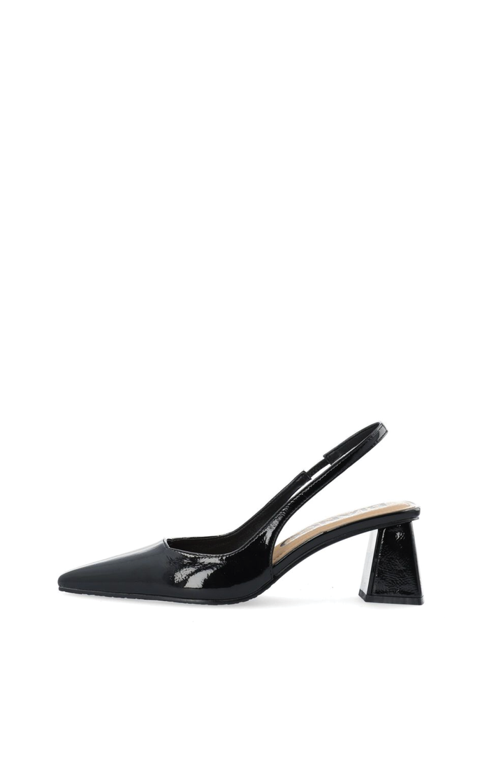 Biamaralyn Slingback - Black Patent